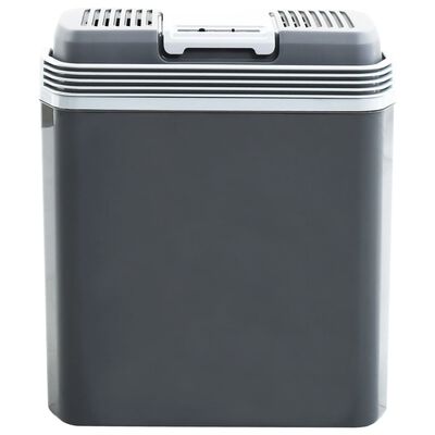 vidaXL Преносима термоелектрическа хладилна кутия 20 л 12 V 230 V E