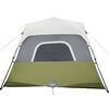 vidaXL Семейна палатка с LED 6-местна светлозелен бързо освобождаване