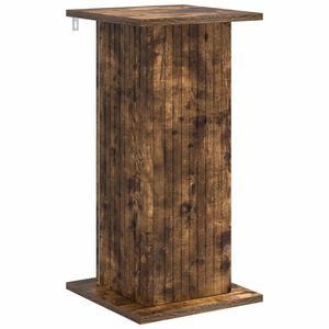vidaXL Стойка за растения Опушен дъб 30,5 x 30 x 60,5 см