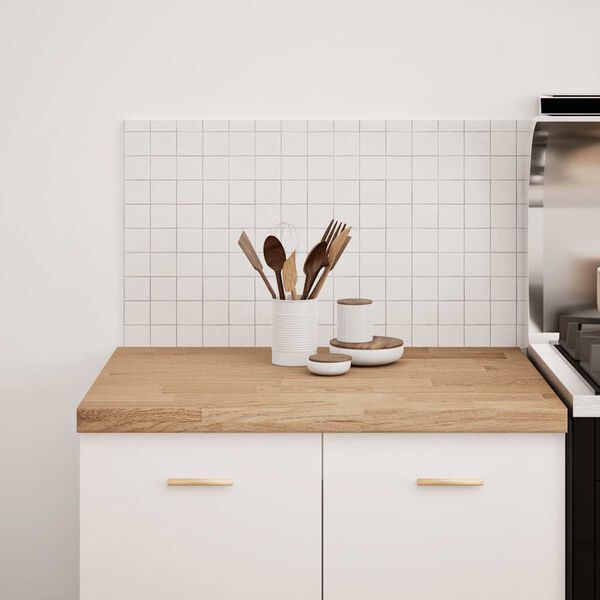 vidaXL Кухненски работен плот, 80x63,5x4 см, дъб масив, правоъгълна