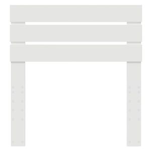 vidaXL Облегалка за глава с таблото Бяло 75 cm Инженерно дърво