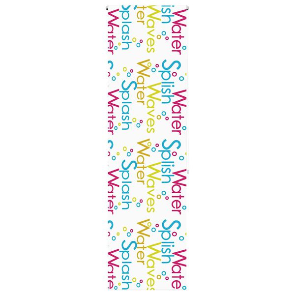 vidaXL Ролетна щора за баня 80x240 см Ширина на плата 76 см