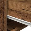 vidaXL Стенен шкаф за нощно шкафче Старо дърво 50 x 36 x 30 см