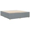 vidaXL Рамка за легло без матрак, светлосива, 180x200 см, плат