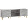 vidaXL ТВ шкаф Бетонно сиво 150 x 31 x 50 см Инженерна дървесина