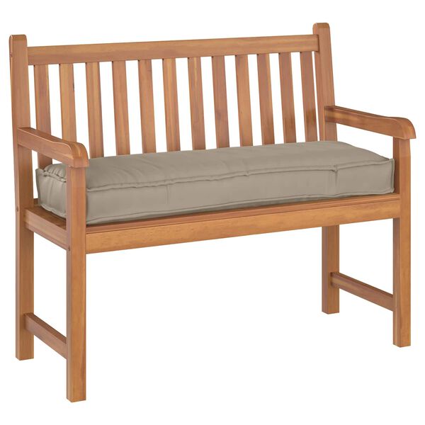 vidaXL Възглавница Таупе 120 x 40 x 8 см Оксфордска тъкан