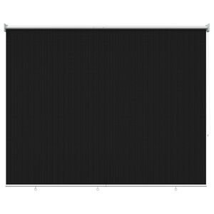 vidaXL Външна ролетна щора с блокировка на UV 90% Черно 200 x 140 cm