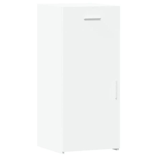 vidaXL Бюфет, бял, 40x42,5x93 см, инженерно дърво