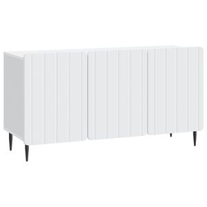 vidaXL ТВ шкаф Бяло 99 x 34,5 x 52 см Инженерна дървесина