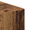 vidaXL Висок шкаф Старо дърво 45 x 42,5 x 185 см