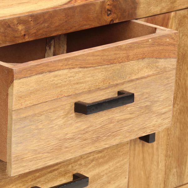 vidaXL Бюфет, 118x28x75 см, акациево дърво масив