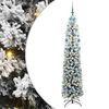 vidaXL С изкуствено коледно дърво с 300 LED светодиода Зелен 210 cm