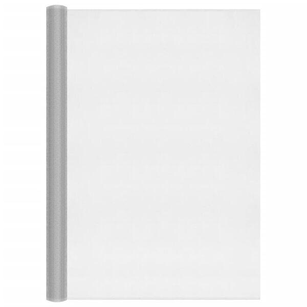 vidaXL Мрежа против насекоми, алуминий, 100x2000 см, сребриста