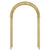 vidaXL Арка с пергола, 141x97x243 см, импрегниран бор масив