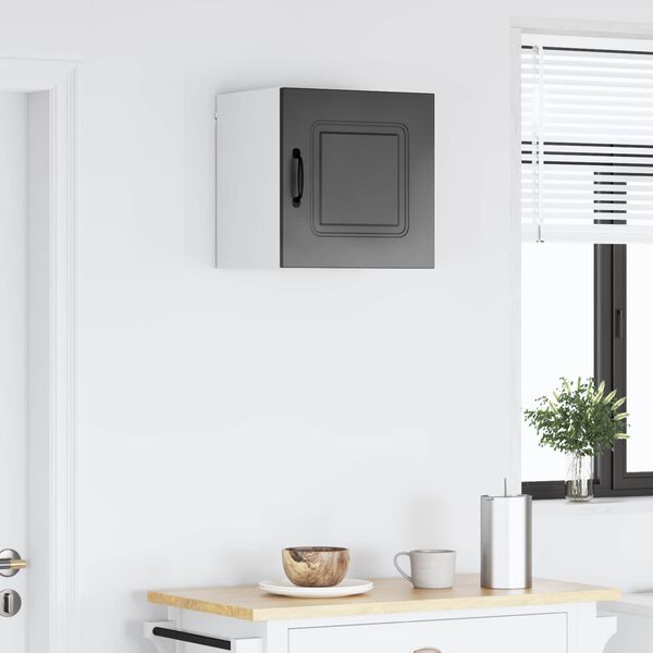 vidaXL Кухненски шкаф Kalmar Черно 40 x 31 x 40 см Инженерно дърво