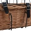 vidaXL Предна кошница за велосипед с капак 50x45x35 см натурална върба