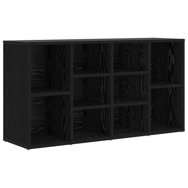 vidaXL Пейка за обувки Черния дъб 103 x 30 x 54,5 см Инженерно дърво