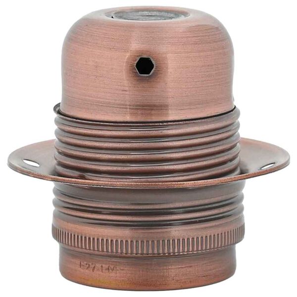 vidaXL Лампи 2 бр Червен бронз E27