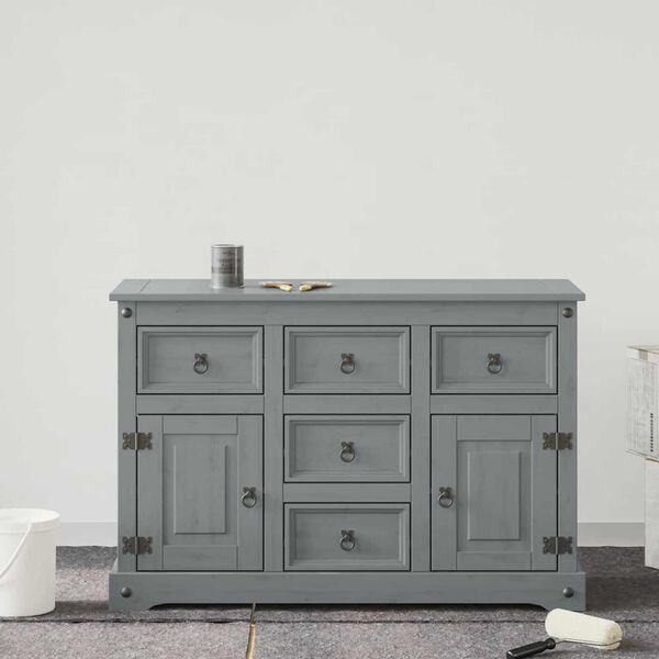 vidaXL Боя за мебели Сив 10 x 10 x 12,2 см Стенно пано