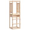 vidaXL Кула за игра 53x46,5x169 см борово дърво масив