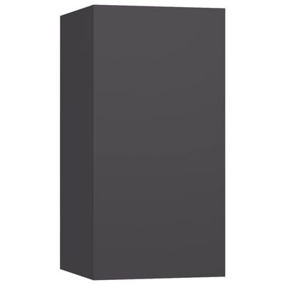 vidaXL ТВ шкафове, 2 бр, сиви, 30,5x30x60 см, ПДЧ