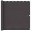 vidaXL Балконен екран Антрацит 75 x 800 cm HDPE и алуминий