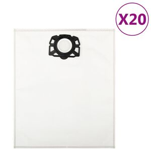 vidaXL Торбички за прахосмукачки за Karcher WD4 20 бр