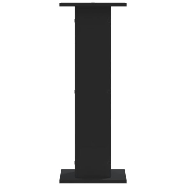 vidaXL Стойки за тонколони 2 бр черни 30x30x80 см инженерно дърво