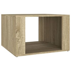 vidaXL Нощна масичка, дъб сонома, 57x55x36 см, инженерно дърво