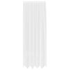 vidaXL Перде от дантела С завеси Флорален Бяло 260 x 150 см Полиестер