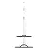 vidaXL Поставки за фон, 2 бр, черни, 254x243 см, стомана