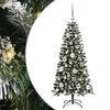 vidaXL С изкуствено коледно дърво Зелено 120 cm
