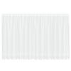 vidaXL Перде от дантела С завеси Флорален Бяло 140 x 400 см Полиестер