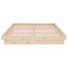 vidaXL Рамка за легло, масивно дърво, 140х200 см