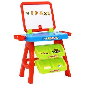 vidaXL 3-в-1 комплект от детски статив и учебно бюро за игра