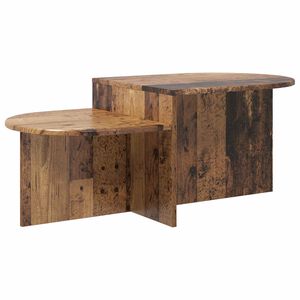 vidaXL Масичка за кафе Старо дърво 100 x 50 x 40 cm