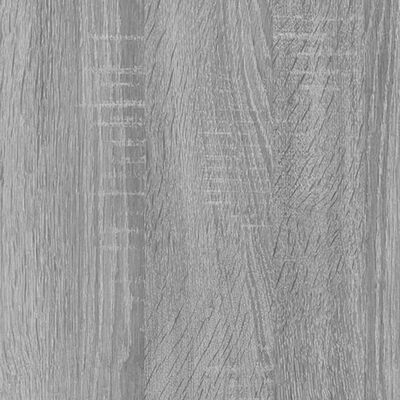vidaXL Шкаф за мивка, сив сонома, 60x38,5x48 см, инженерно дърво