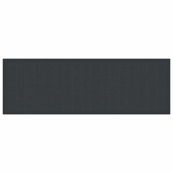 vidaXL Градински комплект за хранене с възглавници 11 pcs Антрацит