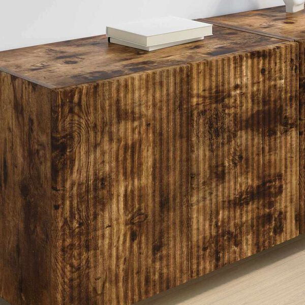 vidaXL TV стенен шкаф Димян дъб 59,5 x 31 x 40 см Инженерно дърво