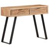 vidaXL Конзолна маса, 100x35x76 cм, акация масив с живи ръбове