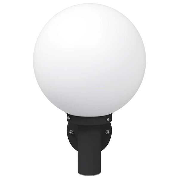 vidaXL Външна стенна лампа Черно 28 x 25 x 38 см