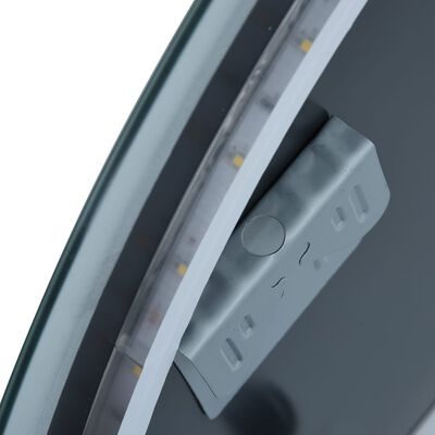 vidaXL LED огледало за баня, 80 см