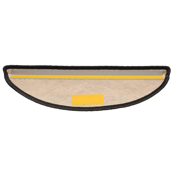 vidaXL Самозалепващи стелки за стълби сизал 30 бр 56x17x3 см антрацит