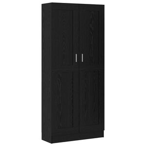 vidaXL Шкаф за книги 3 нива 82,5 x 30,5 x 185 см Инженерна дървесина