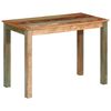 vidaXL Трапезна маса, 110x55x76 cм, регенерирано дърво масив