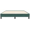 vidaXL Box Spring Легло без матрак Тъмнозелено 160x210 cm Кадифе
