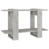 vidaXL Библиотека/разделител за стая, бетонно сива, 80x30x51 см