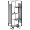 vidaXL Висок шкаф Сив Сонома 60 x 37.5 x 144 cm Инженерна дървесина