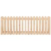 vidaXL Градинска леха с дизайн на ограда 200x50x70 см бор масив
