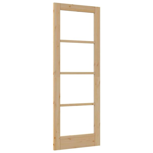 vidaXL Вътрешна врата ORKDAL Кафяво 73,5 x 198,5 см